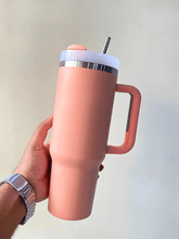40 oz Stainless Steel Tumbler with Steel Straw